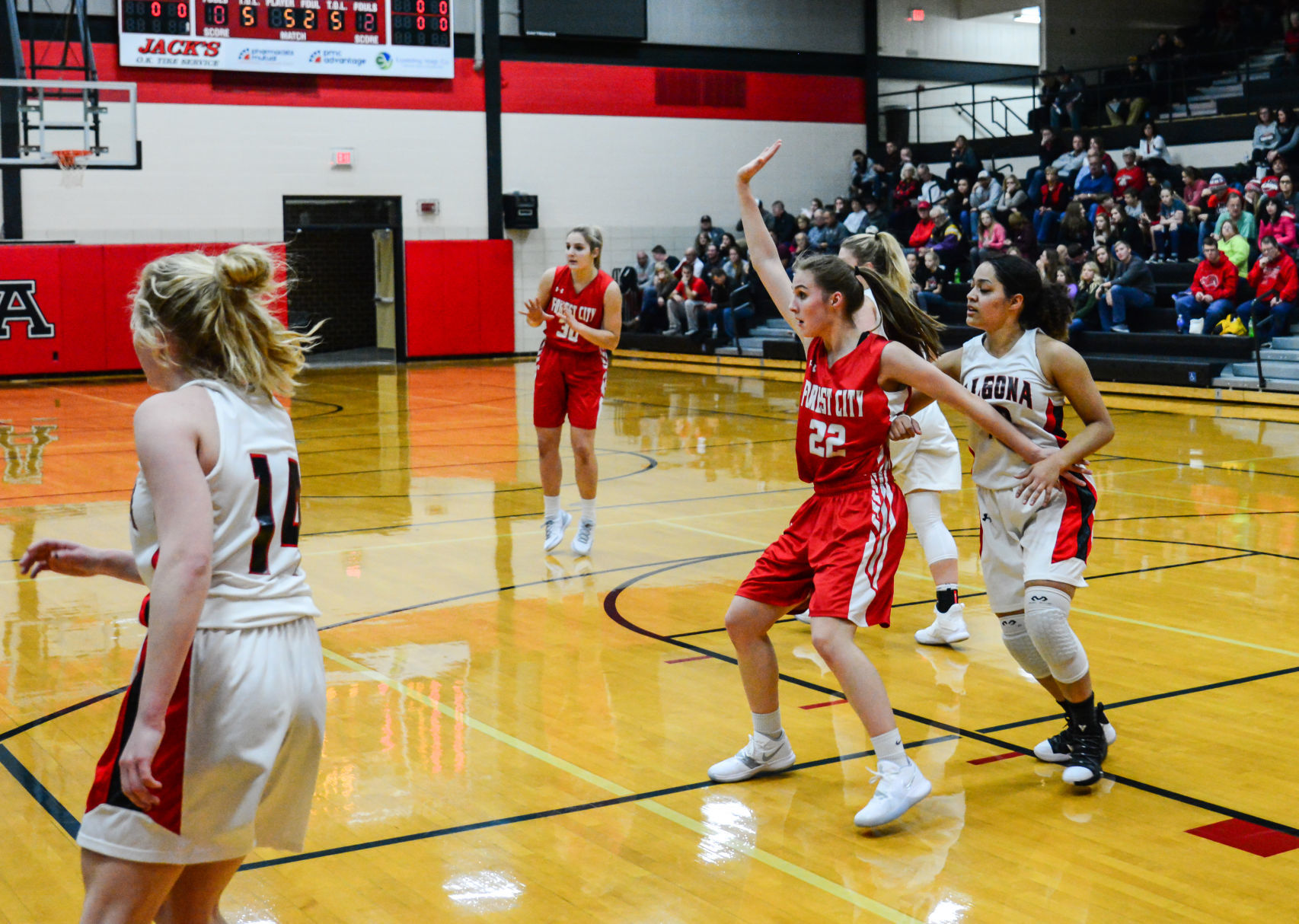 FC girls basketball vs. Algona 4
